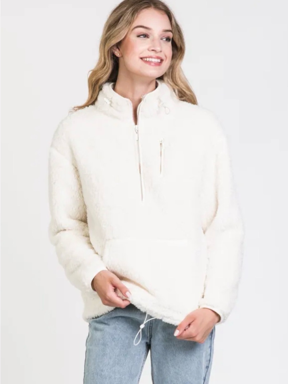 HARLOW | fleece Sherpa pullover